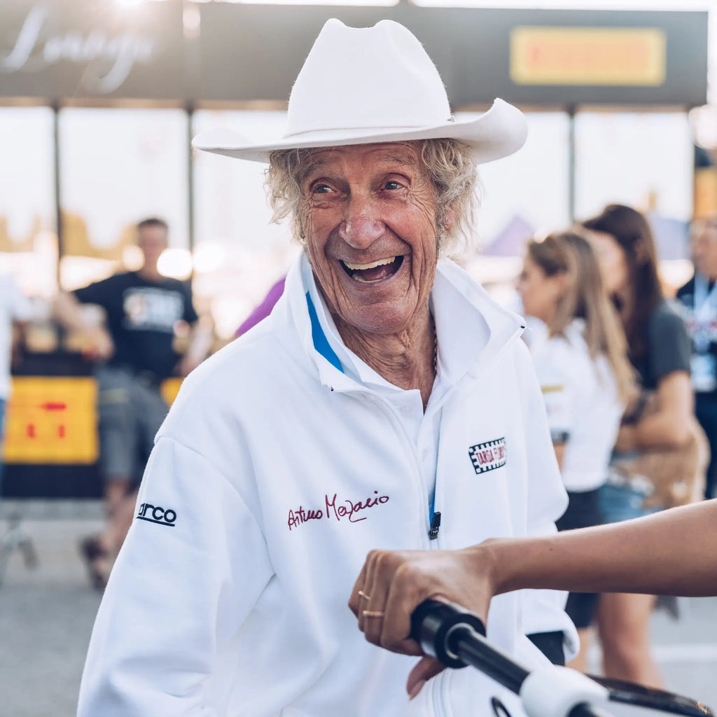 Sweat Zippé Targa Florio #AM3 Blanc-Sparco Fashion