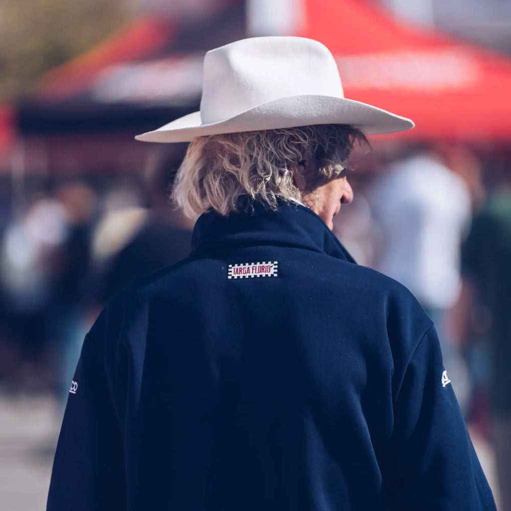 Sweat Zippé Targa Florio #AM3 Bleu-Sparco Fashion