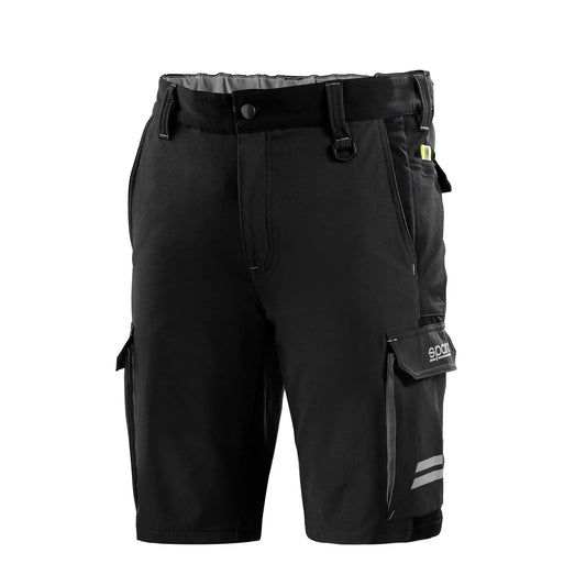 Bermudas Tech Atlanta Negro/Gris