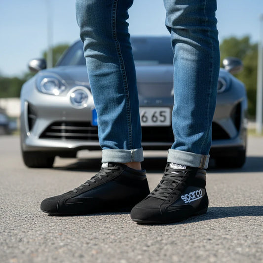 S-Drive Mid Negro/Blanco