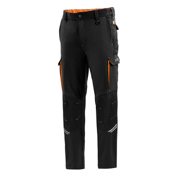 Pantalones Oregon Tech Negro/Naranja