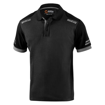 Polo Tech Toledo Negro/Gris