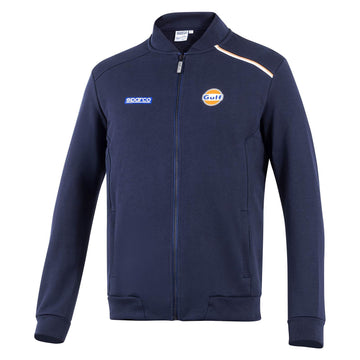 Sudadera Gulf Zip Azul Marino