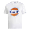 Camiseta Gulf Gran Logo Blanca