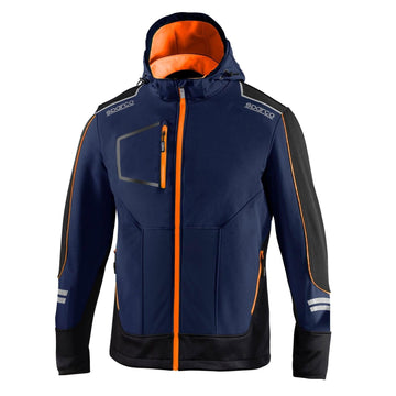 Chaqueta Softshell Tech York Marino/Naranja