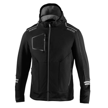 Chaqueta Softshell Tech York Negra/Gris