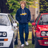 Sudadera con Capucha Lancia Delta HF Azul/Amarillo