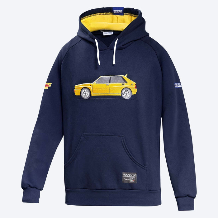 Sudadera con Capucha Lancia Delta HF Azul/Amarillo