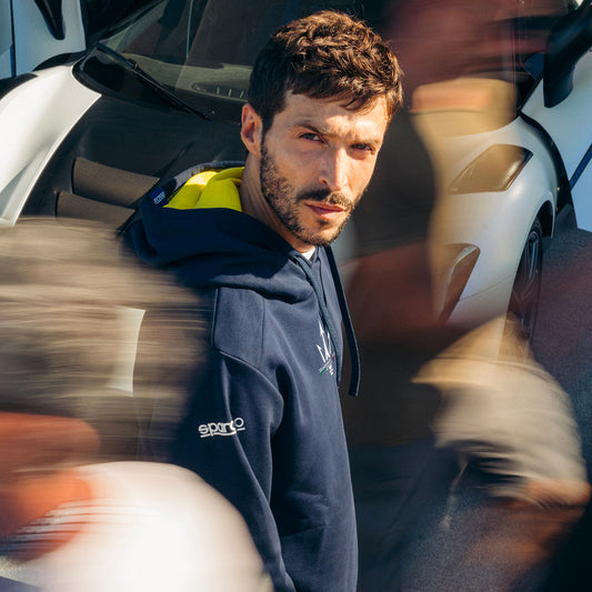 Sweat à Capuche Maserati Bleu