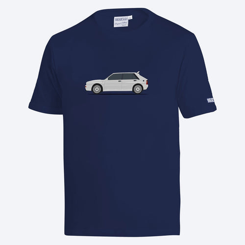 Camiseta Lancia Delta HF Azul/Blanco