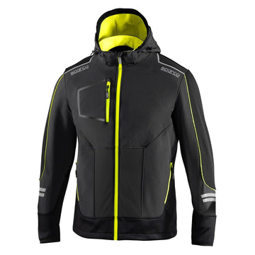 Chaqueta Softshell Tech York Gris/Amarillo