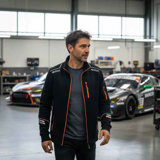 Chaqueta Tech Alabama Negra/Naranja