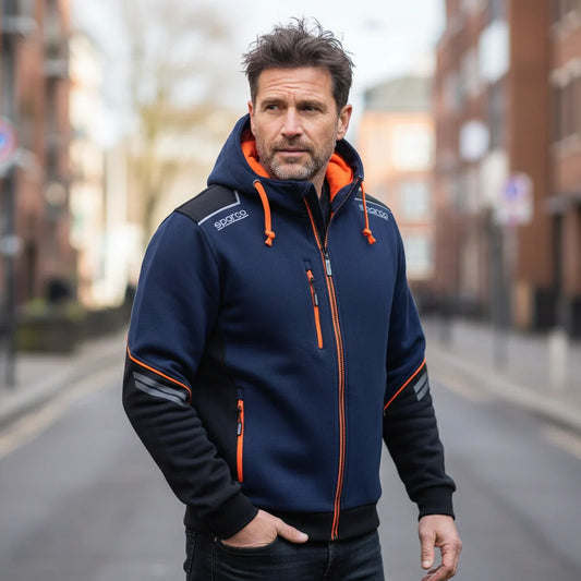 Chaqueta Tech Colorado Marino/Naranja