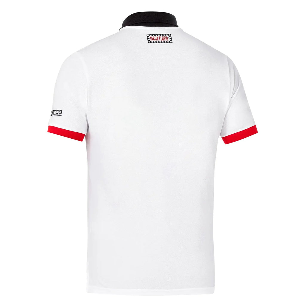 Polo Targa Florio #P1 Blanc-Sparco Fashion