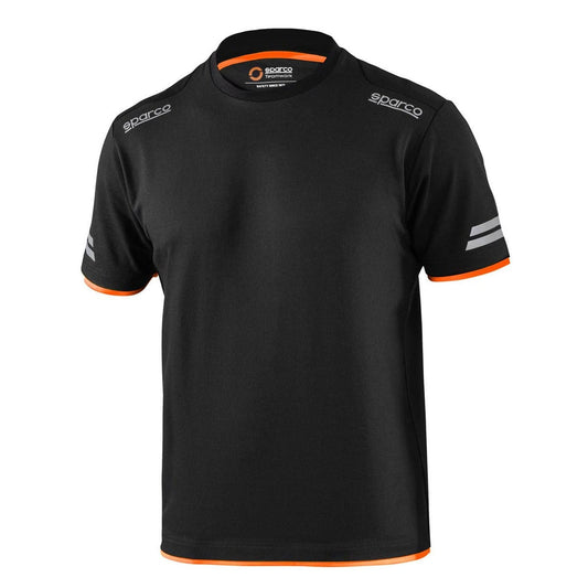 Camiseta Tech Tucson Negro/Naranja